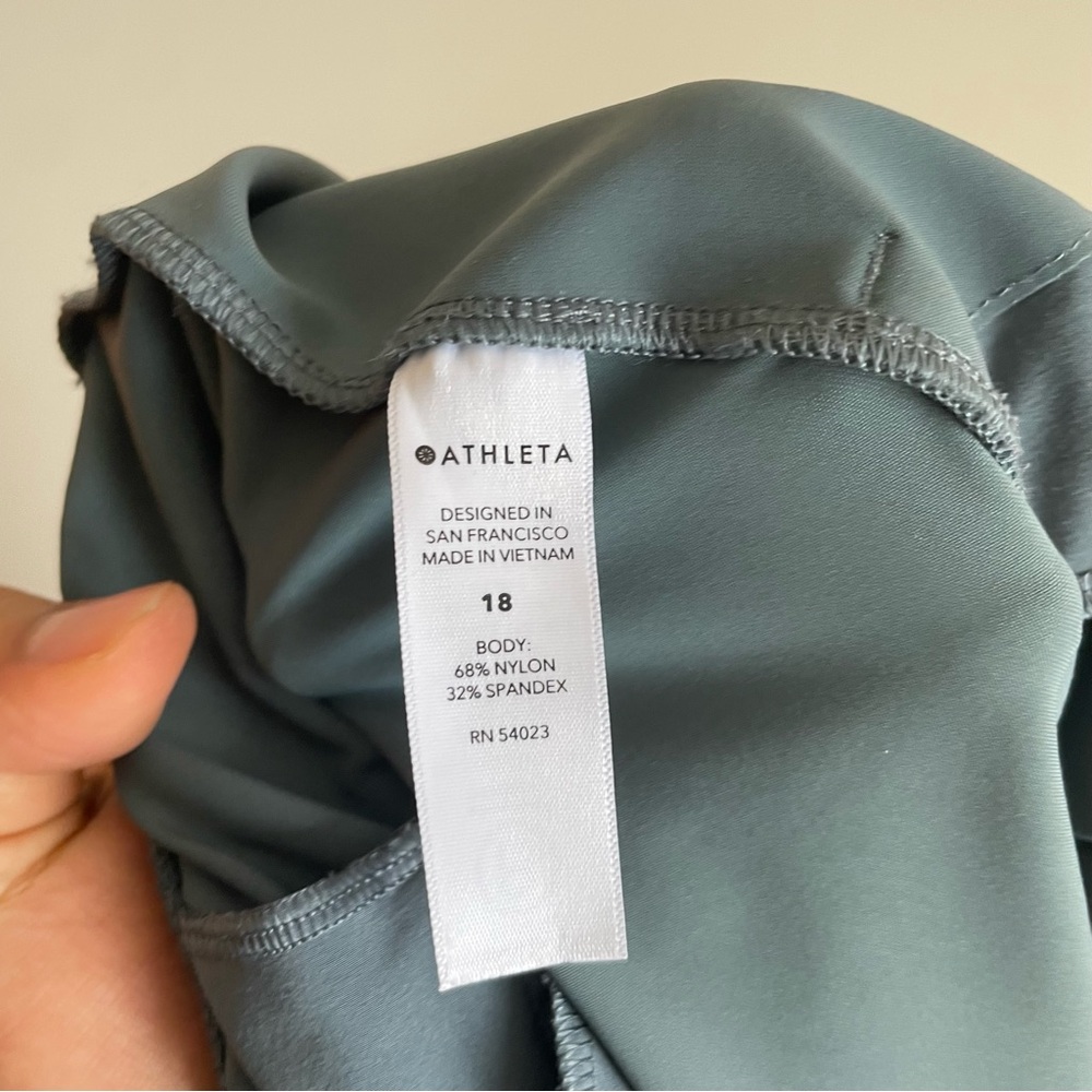 Athleta Cosmic Flare Women's Blue Pants - Picture 8 of 9